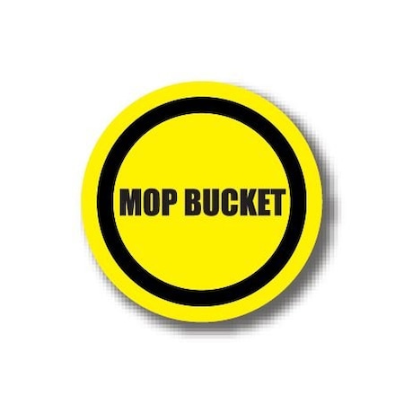 Ergomat 17in CIRCLE SIGNS - Mop Bucket DSV-SIGN 289 #6032 -UEN